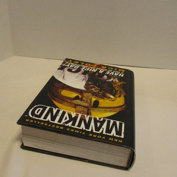 WWE Mankind Vintage 1999 Mick Foley Medium Black Brown White WWF Wrestling Book - Picture 4 of 7